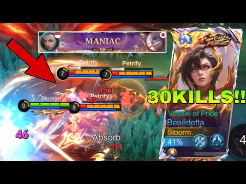 GLOBAL BENEDETTA 30KILLS & MANIAC☠️ BENEDETTA SOUL VESSEL SKIN GAMEPLAY!!