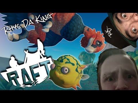 SCREECHER BIRD ATTACK ON THE LARGE ISLAND! | Raft multiplayer #9