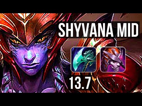 SHYVANA vs VIKTOR (MID) | 5/0/4 | KR Diamond | 13.7