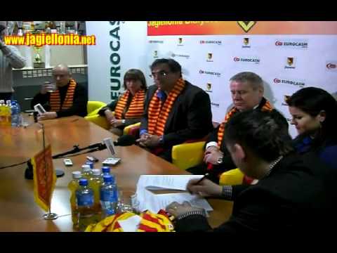 Podpisanie umowy z EUROCASH sponsorem głównym Jagiellonii