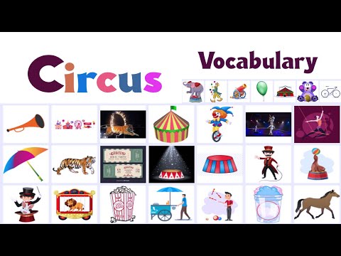 List Of Circus Vocabulary Words | Circus Vocabulary In English | kids vocabulary