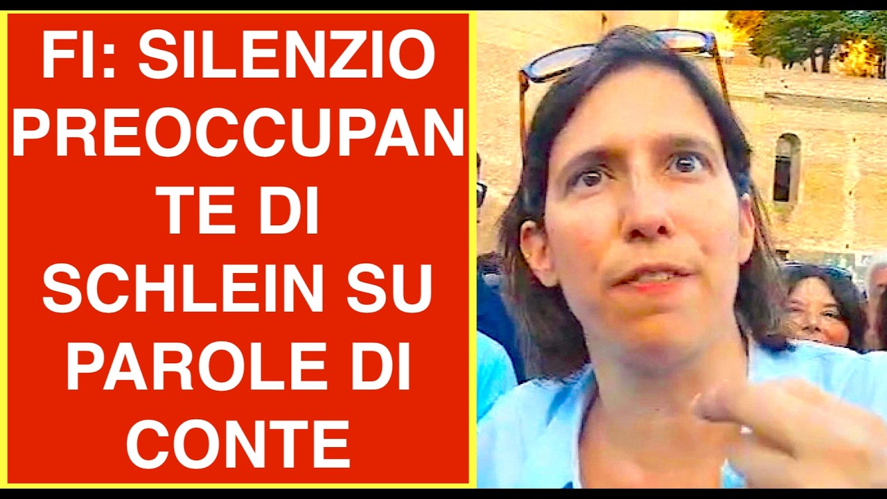 FI: SILENZIO PREOCCUPANTE DI SCHLEIN SULLE PAROLE DI CONTE