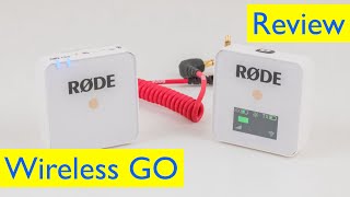 Video thumbnail for Rode Wireless GO Compact Wireless Microphone System Review and Sound/Audio Quality Test - White by ReviewLamp