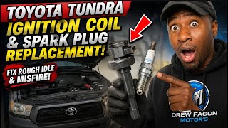 Rough Idle & Misfire? Toyota Tundra Easy Ignition Coil Fix! 🔧🔥”