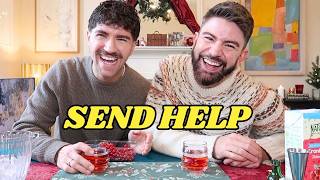 It got MESSY! Christmas Cocktails with Mr Carrington & Luke Catleugh