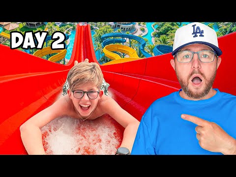 LAST TO LEAVE THE WATER PARK - SLIDE AND SPLASH!