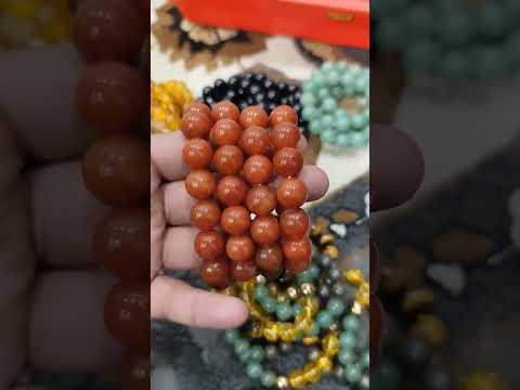 Natural Sunstone Beads Bracelet