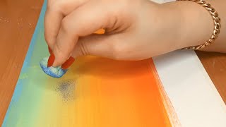 How To Paint Easy Landscape Tutorial / Acrylic Painting Ideas For Beginners