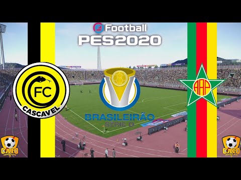 FC CASCAVEL X PORTUGUESA-RJ - BRASILEIRÃO SÉRIE D - 7ª RODADA  18/10/20 [PES 2020]