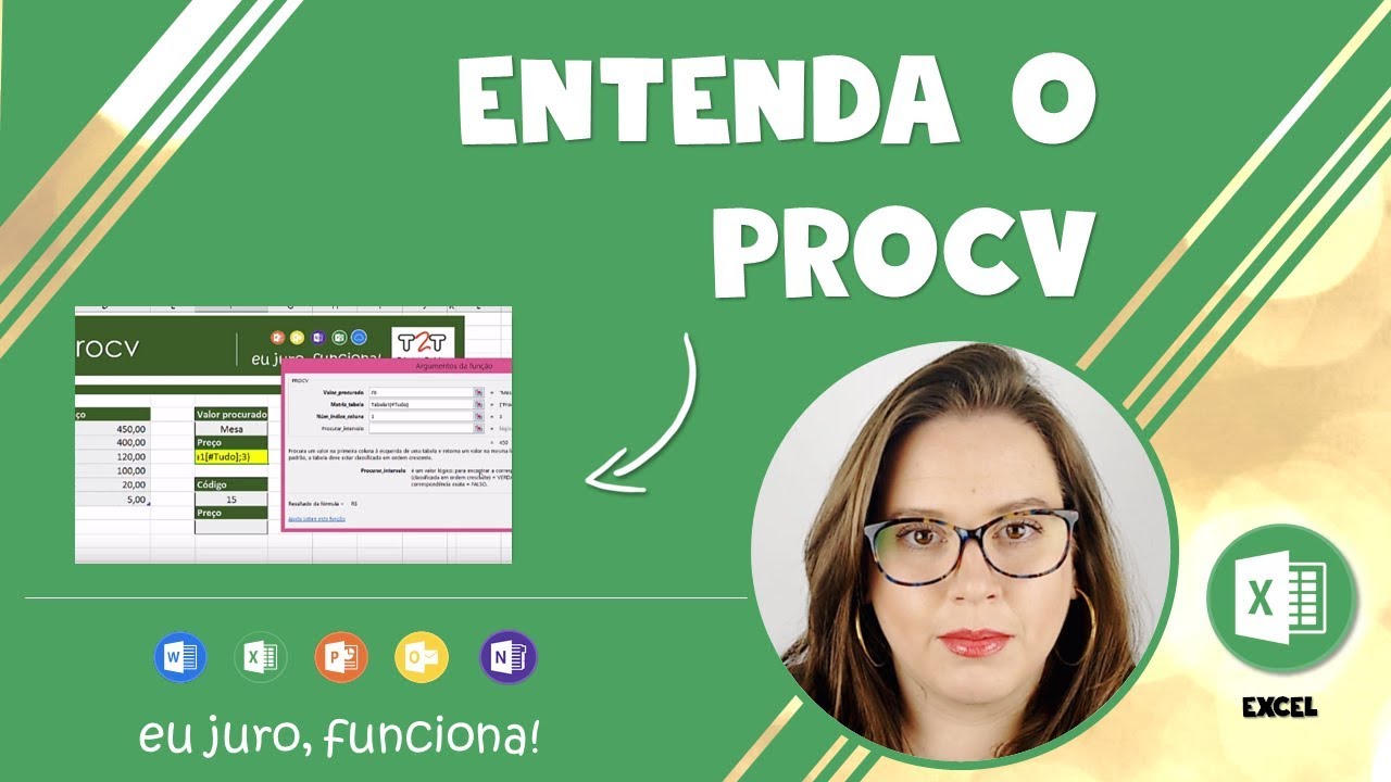 ENTENDA A FUNÇÃO PROCV NO EXCEL