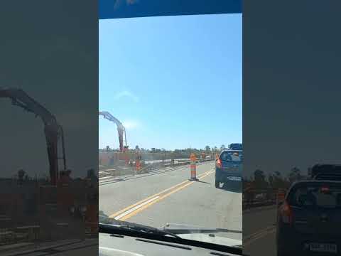 OBRAS DOBLE VIA CANELONES DURAZNO  PUENTE PASO PACHE