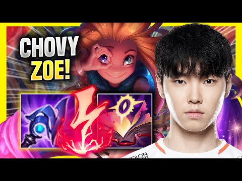 CHOVY IS INSANE WITH ZOE! - GEN Chovy Plays Zoe MID vs Twisted Fate! | Preseason 2022