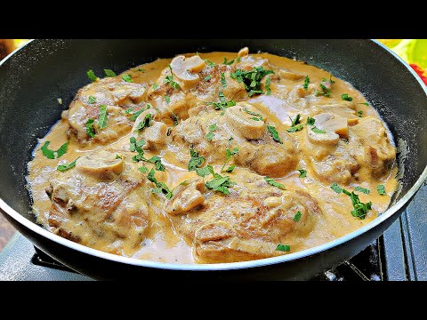 Creamy Chicken Mushroom: A Quick and Delicious Dinner Idea |