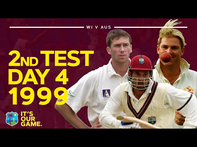 What An Ending 🤯 Highlights Of Amazing Over Aussies | 1999 West Indies v Australia 2nd Test