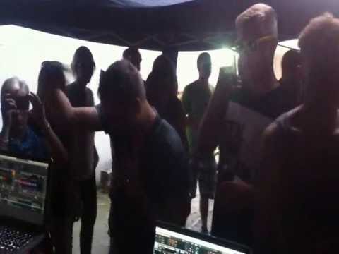 Arca & Spanasia im Regen @ Opal, Lochau 15.6.2013