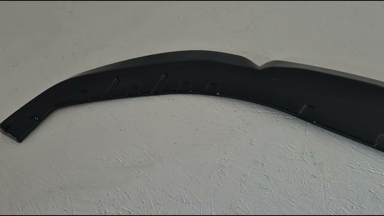 BMW 5-serie G30/G31 2017–2023 Frontlæbe til forkofanger Lip EuroCap (til M-Sport 2017-2020, blank sort) Video 1