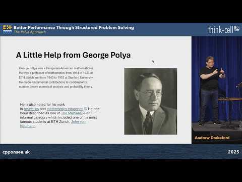 Lightning Talk: Pólya Performance Thinking - Andrew Drakeford - C++ on Sea 2025