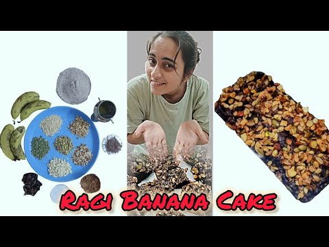 Ragi Banana Cake | #healthy #tasty #viral