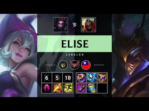 Elise Jungle vs Zed - TW Grandmaster Patch 25.16
