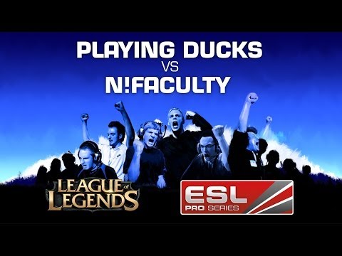 Playing Ducks vs. n!faculty - Game 1 - Semifinal - EPS Spring 2014 - League of Legends