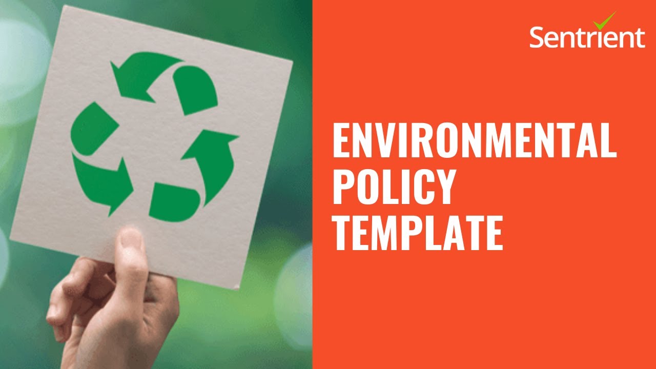 Environmental Policy Template | Sentrient HR