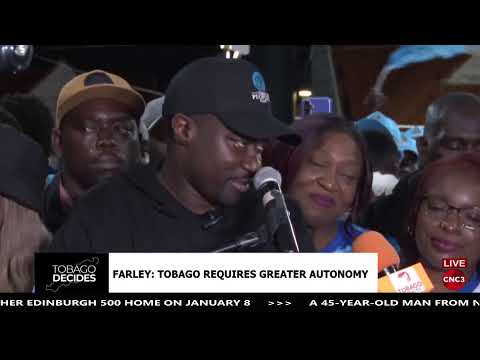 BREAKING: Farley Augustine Addresses Tobago as VICTORY IS DECLARED