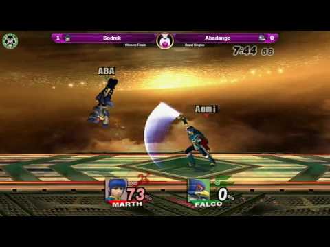 PPT-S - Sodrek (Marth) Vs. Abadango (Wario, Falco) - Winners Finals - Brawl Singles