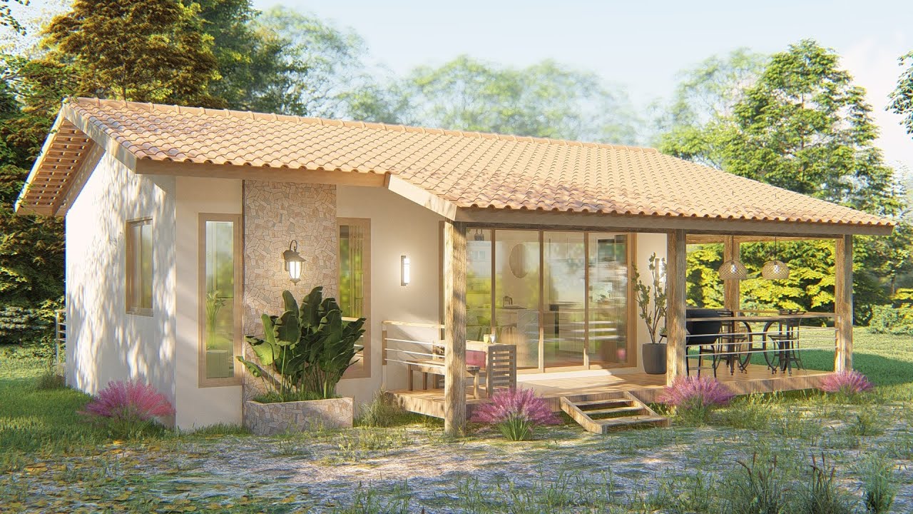 Tiny House Design 6.5 x 9 meters ( 600 Sqft ) with floor plan