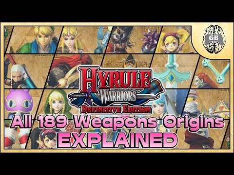 All 189 Weapons Origins EXPLAINED - Hyrule Warriors Definitive Edition (Switch)