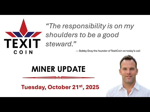 TexitCoin Miner Update - October 21st 2025
