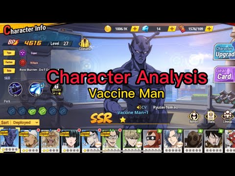 Vaccine Man: Character Analysis | One Punch Man The Strongest