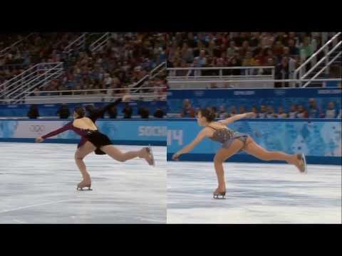 [Triple Flip Jump] Yuna Kim vs Adelina Sotnikova