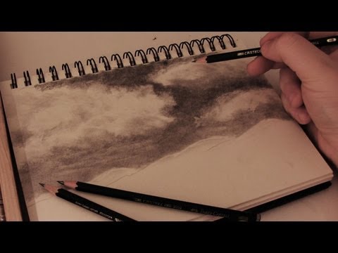 How to Draw Realistic Clouds - Full length tutorial w ...