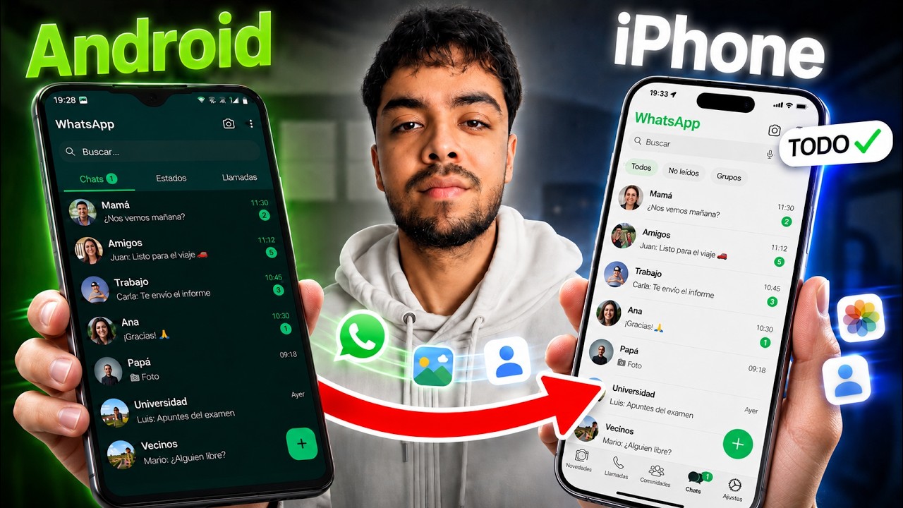 Cómo Pasar TODOS los Datos de Android a iPhone GRATIS (Sin Perder Nada)