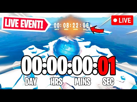 FORTNITE ISLAND EVENT COUNTDOWN LIVE🔴24/7 & Fortnite Zero Point Event!