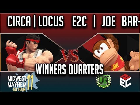 Midwest Mayhem 11 WINNERS QUARTERS - Circa | Locus (Ryu) vs E2C | Joe Barrels (Diddy Kong)