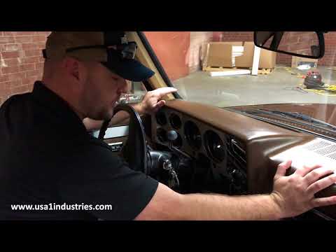 USA1 INDUSTRIES SQUARE BODY CHEVY SILVERADO & GMC TRUCK DASH PAD INSTALLATION TIPS!