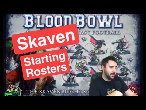 Skaven Starting Rosters - Blood Bowl 2020 (Bonehead Podcast)