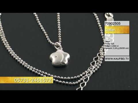 Sokolov Серебряное колье 925 пробы с бриллиантом