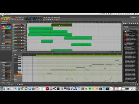 Game music - Gladiator theme - Futissimo, using CineWinds in Bitwig