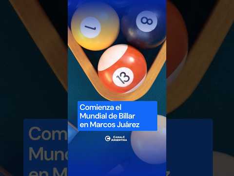 Comienza el Mundial de Billar en Marcos Juárez
