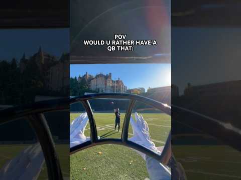 POV WOULD YOU RATHER… WR EDITION👀🏈 #football #qb #wr