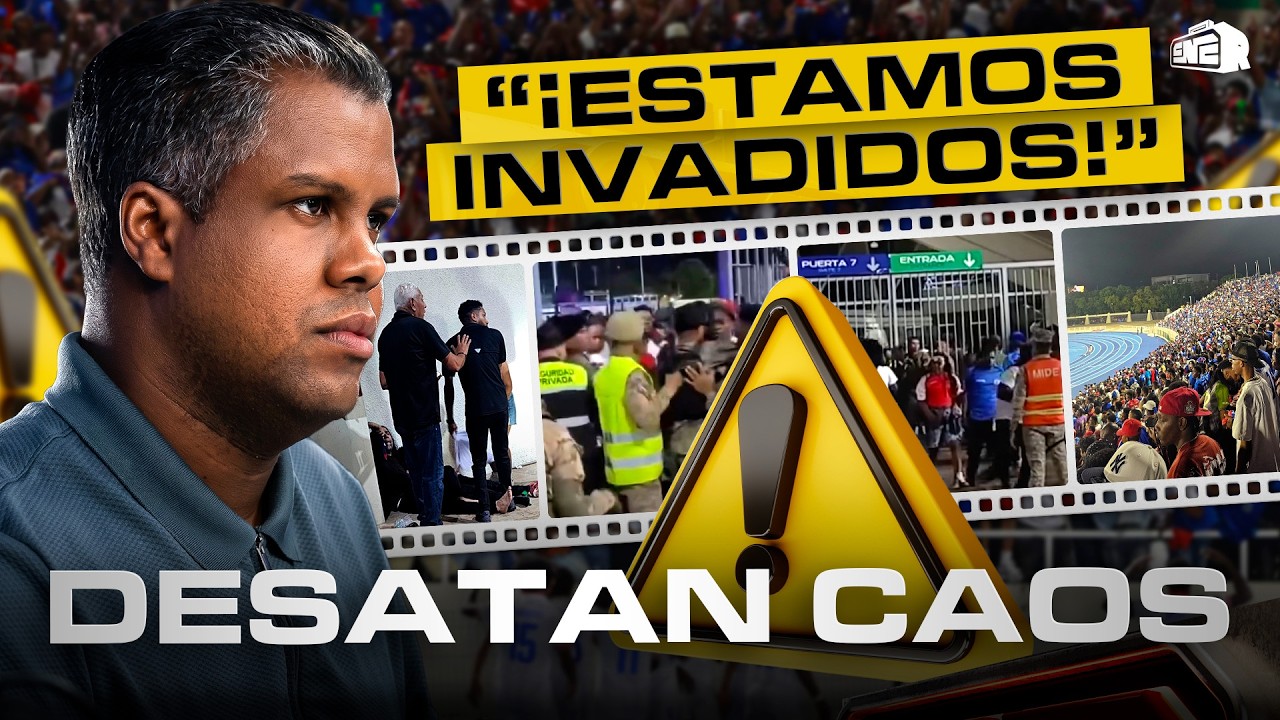 “¡ESTAMOS INVADIDOS!” HAITIANOS DESATAN CAOS EN PARTIDO DE FÚTBOL