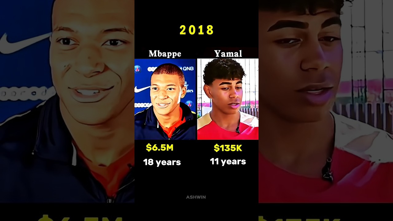 Mbappe & Yamal Networth #yamal #mbappe