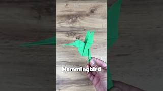 EASY ORIGAMI HUMMINGBIRD TUTORIAL | HOW TO MAKE HUMMINGBIRD FROM PAPER STEP BY STEP | ORIGAMI BIRD