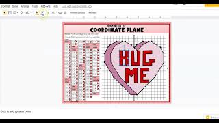 STEP-BY-STEP Valentine's Digital Coordinate Graphing