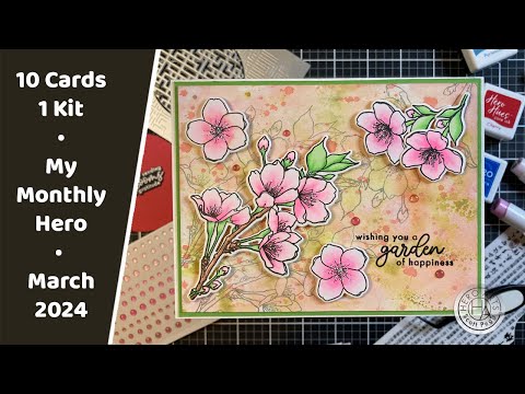 10 Cards 1 Kit • My Monthly Hero • March 2024