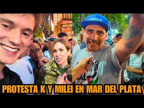 MARCHA K CONTRA MILEI EN MAR DEL PLATA - MARCO PALAZZO
