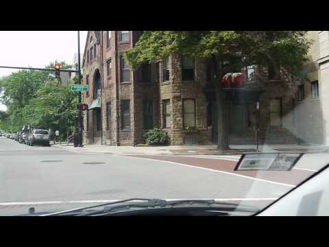Driving Wells and Clark streets on my way to Diversey Parkway Driving Wells and Clark streets on my way to Diversey Parkway