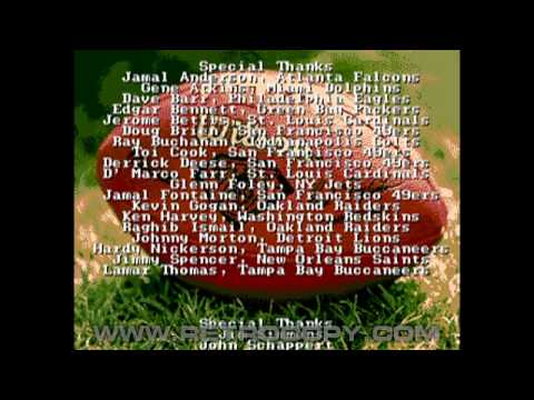 madden nfl 96 genesis